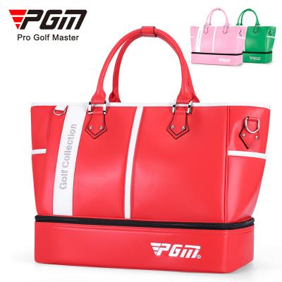 China Boston Waterproof Bag Large Capacity Fashion Microfiber PGM YWB040 Microfiber Women Golf Bag for sale