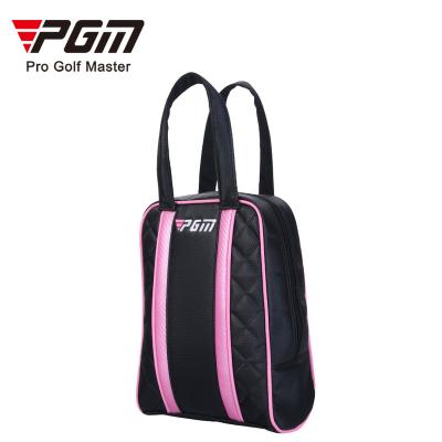 China PGM XB004 Ladies Pu Waterproof Breathable Shoe Tote Bag Pu Golf Shoe Bags for sale