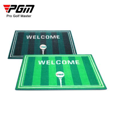 China PGM Non-Slip Strip Bottom Velvet Nylon Golf Door Mat for sale