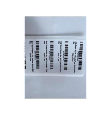 China Hot Selling Waterproof Factory China Customized Original Custom Barcode Barcode Labels With Logo for sale