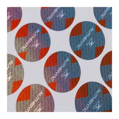 China Waterproof Holographic Anti-Counterfeiting Self Adhesive Personalized Labels for sale