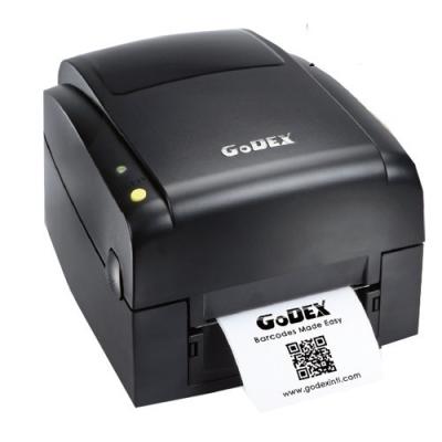 China Black and White Godex EZ100 Series-EZ120 Wired Industrial Desktop 1D 2D QR Code Thermal 203 dpi USB Barcode Label Printer for sale