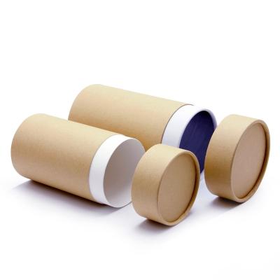 China Recyclable Custom Printed Colorful Round Mini Craft Paper Packaging Cardboard Cylinder Kraft Paper Tube Box for sale