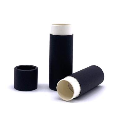 China Recyclable Customized Biodegradable Cosmetics Containers Kraft Paper Tube For Perfume Bottle Packaging for sale