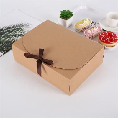 China Luxury Custom Recycled Materials Logo Clothing Swimwear Dress Pants Wigs Packaging With Ribbon Gift Box for sale