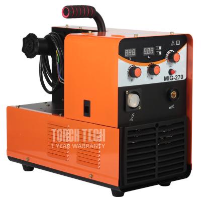 China Muttahida Majlis-e-Amal Single Phase Inverter MIG MAG Igbt Tech 220V MIG Welding Machine Muttahida Majlis-e-Amal Arc MIG270 May Han Welder for sale