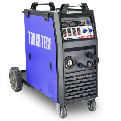 China Industrial Aluminum MIG Welding Machine Double Pulse Welder Aluminum Welding Machine With Paddle MIG350P soldador mig de aluminio for sale