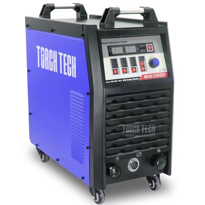 China MIG Welding Machine MIG500P Aluminum Double Pulse MIG Synergic Welding Machine soldador mig de aluminio for sale