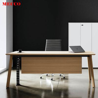 China L Shaped Chair Manager Office Desks Modern Table Boss Storage Office Executive Director Wood Office Furniture 1 Piece for sale