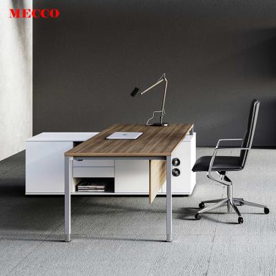 China Regular Hot Selling Table L Shape Modern Executive Office Computer Boss Office Desk Office Furniture for sale