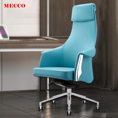 China Mecco Adjustable Luxury Office Chair Leather Chairs (Height) for sale