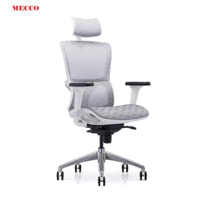 China Hot Selling Nordic Office Chair (Height) Adjustable With 3D Armrest White Plastic Mesh Chair Executive Office American Bifma Testing Standards Chair for sale