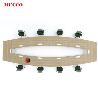 China Modern wooden conference table comfortable used commercial meeting table funiture for sale