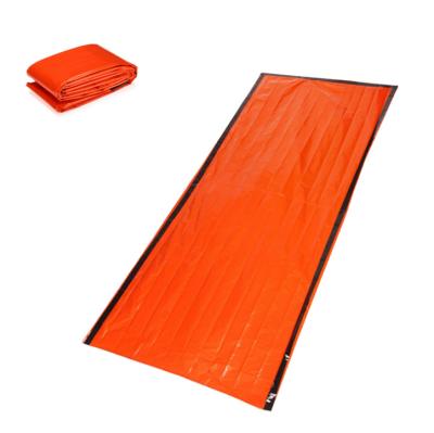 China Outdoor High Quality Outdoor Sleeping Bag Life Emergency Sleeping Bag Thermal Keep Warm Waterproof First Aid Survival Gear for sale