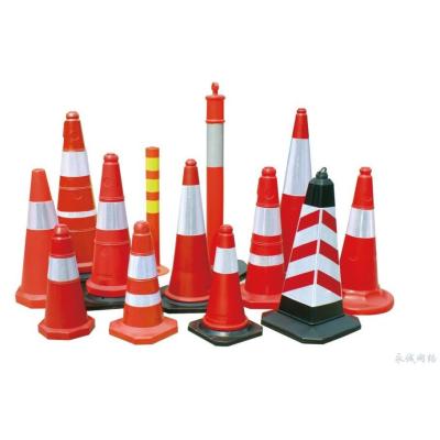 China Road Barricade 70cm Traffic Safety Heavy Traffic Cones PVC Safety Warning Used Cone for sale