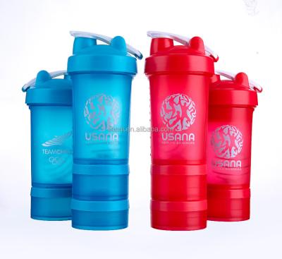 China BPA Free Stocked Plastic Protein Powder Shakers Water Bottle, 450ml Plastic Shaker Sports Bottle For Wholesales for sale