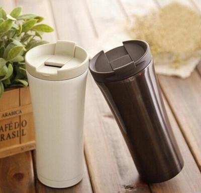 China Automatic Business 500ml 304 Stainless Steel Vacuum Coffee Mug Cup for sale