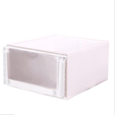 China Factory Sustainable Selling Transparency Plastic Storage Drawer Box for sale