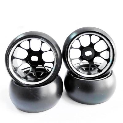 China RC Model 4Pcs Alloy Wheel Rim Drift Tire For Wltoys K969 K989 P929 K969-05 Rise 1/28 rc parts for sale