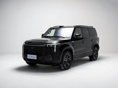 Cina Ji Shi 01 versione 7 posti Servizio professionale con SUV elettrico esterno nero in vendita