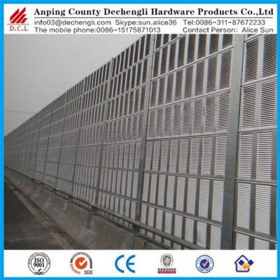 China Steel Or Aluminum Road /Traffic Noise Reduction Barrier / Sound Barrier / Soundproof for sale