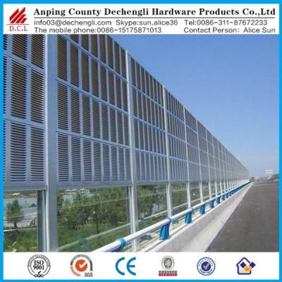 China Good Quality Steel Or Aluminum Galvanized Steel Road Noise Barrier / Sound Barrier For Wholesale (China Manufacturer) for sale