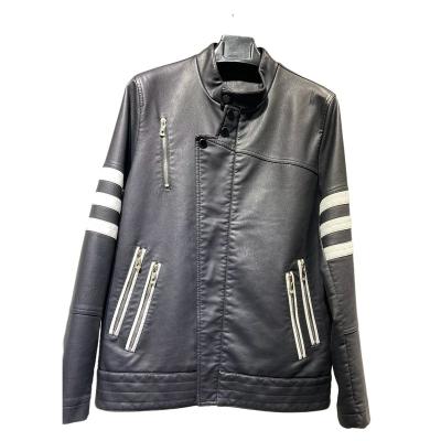 China Leather Motorcycle Waterproof Mens Good Quality With Cheap Price Black Feeling Jackets And Color Biker Soft Hand Coats for sale