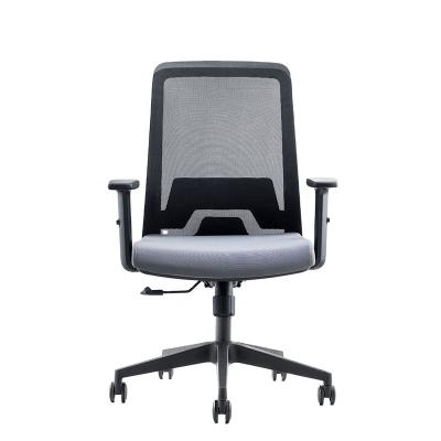 China Adjustable Modern Popular Plastic Mesh Swivel Chair Office Mesh Conference (Height) Office Rotation Chair for sale