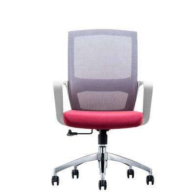 China Cheap Guest Office Chair (Height) Mesh Adjustable Cheap Swivel Computer Desk Rotation Chair for sale