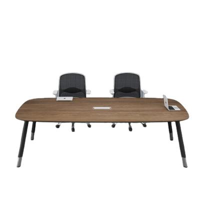 China Expandable Modern Wood Venue Office Meeting Table MFC Modern Conference Table for sale