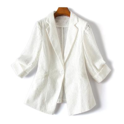 China 2022 autumn women's high-end blazer lace small suit simple and fashionable breathable the new for sale