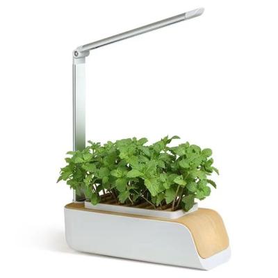 China Modern Automatic Home Garden Hydroponic Plant Growing System Led Lighting Smart Planter Flower Pots Hydroponic Indoor Herb Garden for sale