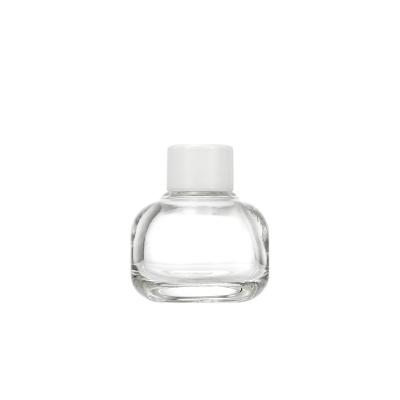 China Personal Care Customized Round 30ml Empty Transparent Bottle Glass Dropper Essential Oil Bottle for sale