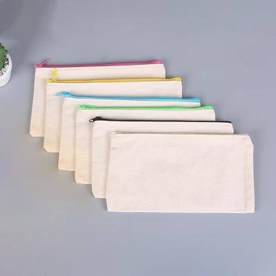 China Recyclable Professional Student Pencil Bag, Large Empty Canvas Supplier School Stationery Pen Cases for sale