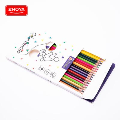 China Environmentally friendly pencil factory promotional kids learn stationery high quality color pencil, standard color hexagonal pencil set for wholesale for sale