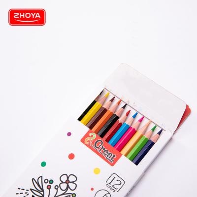 China Eco-Friendly Promotional Customizable Kids Colored Pencil Tinting Profession Stationery Artist Wooden Pencil Painting Set New for sale