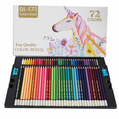 China Promotional Environmentally Friendly Pencil Factory Direct Selling Professional Colored Pencils, 72 Colors Non-Toxic Students Drawing Colored Pencils for sale