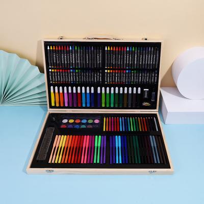 China DIY Painting New Products Student Stationery 180 Sets Children Painting Sets With Colored Pencil Sketch Pencil Eraser For Kids for sale