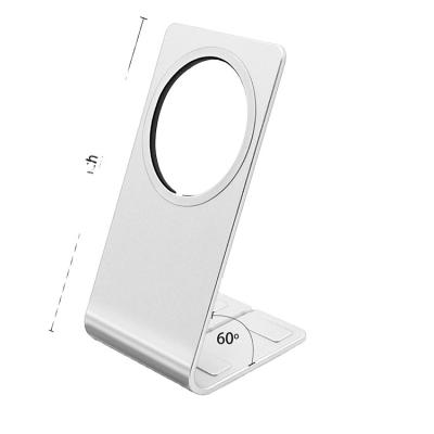 China High Quality Adjustable Aluminum Alloy Wireless Charger Phone Holder For iPhone for sale