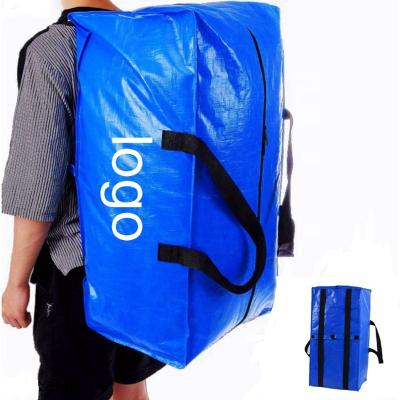 China Amazon sale compras bolsa bolsa quilt storage large capacity thick woven mobile bag viable hot thick woven mobile bag for sale