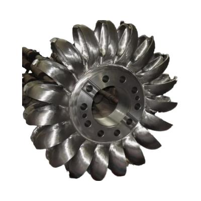 China 100m-800m Water Head Range Pelton Hydro Turbine with 0.385m3/s Design Discharge and Customizable Options for sale