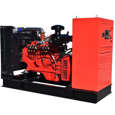 China 100KW 6BTAA5.9-T  natural gas genset LPG gas engine 120KVA Biogas generator set 6BT 6BTAA for sale