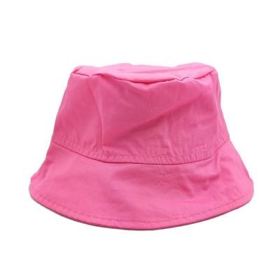 China Character Kids Summer Cowboy Hats Fisherman Plain Brim Bucket Hats With Custom Color for sale