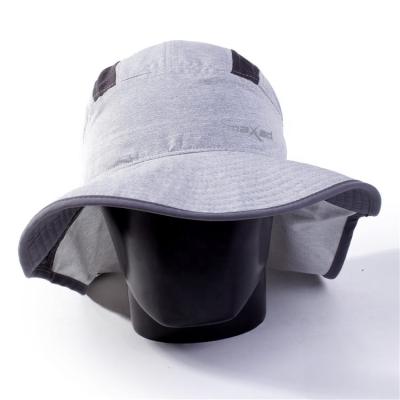 China New Character Neck Flap Boonie Hat Fishing Increasing Safari Outdoor Sun Wide Brim Bush Hat for sale