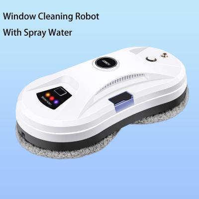 China Mini Household Anti-fall Protection Water Robot Window Cleaning Appliances Factory Patent Design Spray Glass Cleaner Vacuum Cleaner for sale