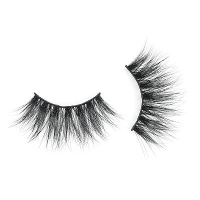 China Amazing Effect Best Quality Crisscross 25mm 3D Mink Eyelashes Private Label 25mm Mink Custom Eyelashes for sale