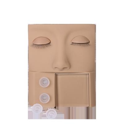 China Lash Practice Mannequin Head With Removable Eyelid Extension Practice Lash Extension Training Kit for sale