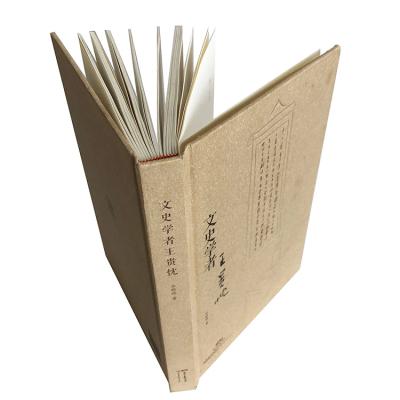 China paper & Customized Special Finished Debossed Cardboard Make Hardcover Varnishing Hardcover Book Printing Service for sale