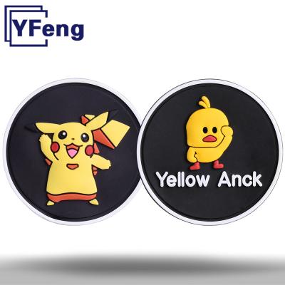 China 3D Garment Accessories Emboss 3D Logo Heat Transfer Garment Bag PVC Durable Rubber Silicone Label Patch Label Emboss Label for sale