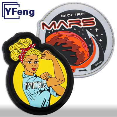 China Handmade Wholesale Printing Logo Adhesive Iron On Bag 3D Soft Rubber PVC Silicone Label Patch Tag for sale